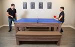 7-Foot Dining Pool Table with Ping Pong Top