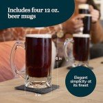 Large Set of 4 Craft Beer Mugs