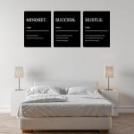 Motivational Canvas Art for Man Cave Decor