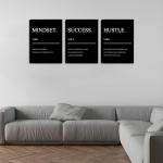 Motivational Canvas Art for Man Cave Decor