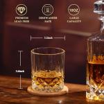 Whiskey Rocks Glass Set with Ice Ball Molds