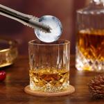 Whiskey Rocks Glass Set with Ice Ball Molds