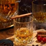 Whiskey Rocks Glass Set with Ice Ball Molds