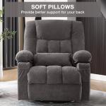 Massage Swivel Rocker Recliner Chair with Heat