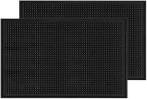 Wishmart Non-Slip Rubber Bar Mat Set of 2
