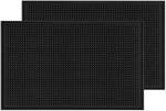 Wishmart Non-Slip Rubber Bar Mat Set of 2