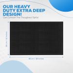 Wishmart Non-Slip Rubber Bar Mat Set of 2