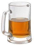 Lead-Free Crystal Beer Mugs - Set of 2