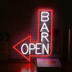 Neon LED Open Sign for Bar and Man Cave