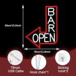Neon LED Open Sign for Bar and Man Cave