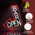 Neon LED Open Sign for Bar and Man Cave