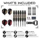 IgnatGames Premium Steel Tip Darts Set with Case