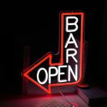 Neon LED Open Sign for Bar and Man Cave