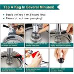 FERRODAY 4" Heavy Duty Beer Keg Tap Pump