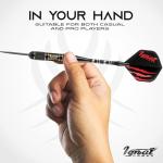 IgnatGames Premium Steel Tip Darts Set with Case