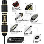 IgnatGames Premium Steel Tip Darts Set with Case