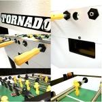 Tornado Tournament 3000 Foosball Table - Silver