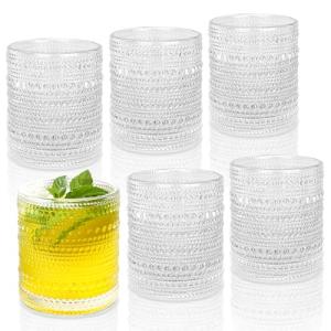 Vintage Hobnail Cocktail Glasses Set of 6