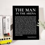 Arena Quote Canvas Art for Your Man Cave