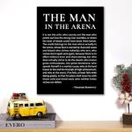 Arena Quote Canvas Art for Your Man Cave