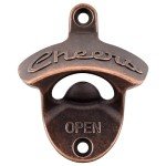 Antique Copper Wall Mounted Bottle Opener