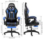 HOFFREE RGB Gaming Chair with Speakers and Massage