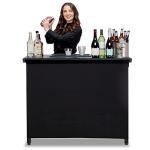 GoBar PRO Portable Bar Table with Skirt and Case