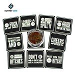 Funny Drink Coasters Set - Perfect Man Cave Gear