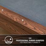 Rustic 87-Inch Pool Table with Accessories