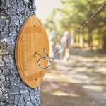 Wall Mount Hook and Ring Toss Game for Adults