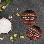 Custom Round Beer Mats - Set of 96