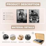 Funny Vintage Bathroom Wall Art Set of 2