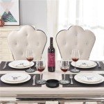 Funny Leather Coasters Set with Holder - 6 Pcs