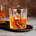 Set of 2 Old Fashioned Whiskey Glasses