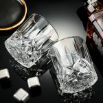 Set of 2 Old Fashioned Whiskey Glasses