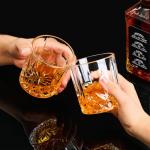 Set of 2 Old Fashioned Whiskey Glasses