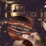 Custom Round Beer Mats - Set of 96