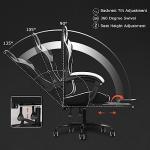 ErgoDesign High-Back Gaming Chair with Footrest