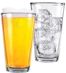 Set of 2 Pint Beer Glasses - 16 oz