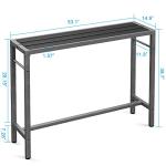 Mr IRONSTONE 53'' Outdoor Bar Table for Patio