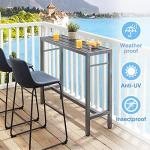 Mr IRONSTONE 53'' Outdoor Bar Table for Patio