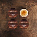 Custom Round Beer Mats - Set of 96