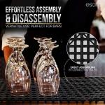 Black Interlocking Shelf Mats 6-Pack for Spills