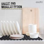 Black Interlocking Shelf Mats 6-Pack for Spills