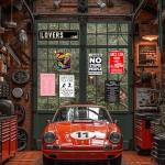 Funny Skeleton Tin Sign for Man Cave Decor