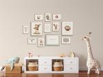 Vintage Sports Wall Art for Boys' Playroom