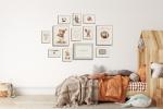 Vintage Sports Wall Art for Boys' Playroom