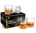 Personalized 4-Piece Whiskey Glass Set