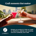 Set of 12 Stemless Martini Glasses