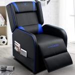VITESSE Blue Gaming Recliner Chair for Man Cave